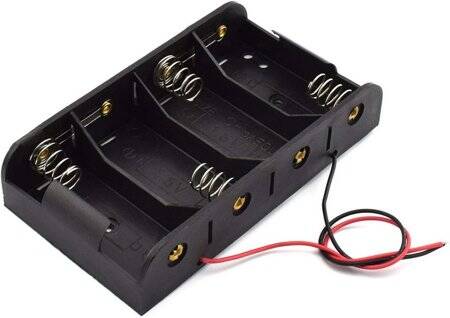 4x LR14 Battery Holder Box Without Cover - 4