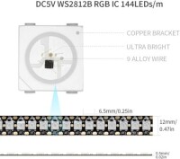 5050 5V 6PIN SMD LED WS2812B RGB - 2