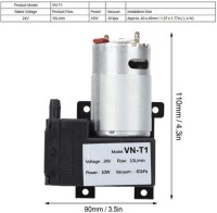 50BPM-24V 10L/Min Mini Electric Vacuum Pump - 2