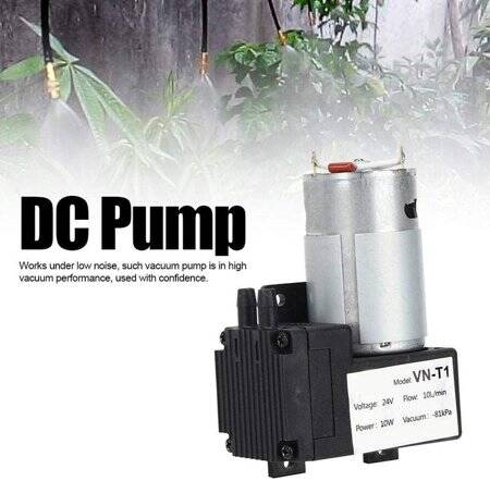 50BPM-24V 10L/Min Mini Electric Vacuum Pump - 3