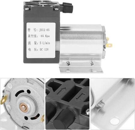 50BPM-6V 10L/Min Mini Electric Vacuum Pump - 4