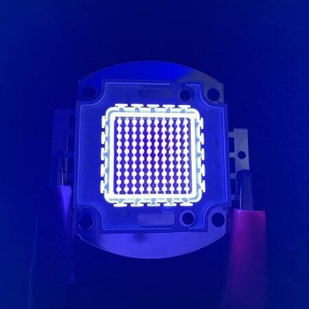 50W SMD High Power LED Bulb 380-385nm Purple - 1