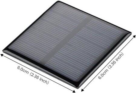 5.5V 80MA Glue Drop Polycrystalline Solar Panel Size:60x60mm - 3