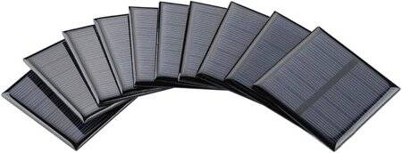 5.5V 80MA Glue Drop Polycrystalline Solar Panel Size:60x60mm - 2