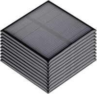 5.5V 80MA Glue Drop Polycrystalline Solar Panel Size:60x60mm - 1