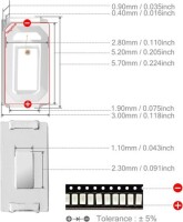 5730 (5630) 0.2W SMD LED Cold White - 3