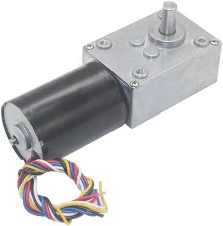 5840-3650 12V 80RPM Brushless DC Worm Gear Reduction Motor With Encoder - 2