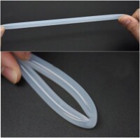 5Meters Transparent Silicone Tube Flexible Rubber Hose Drink Water Pipe Food Grade Connector ID 3mm X 8mm OD - 3