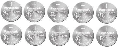 5PCS PANASONI CR2016 3V High Quality Button Lithium Battery - 1