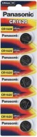 5PCS PANASONIC CR1620 3V Button Lithium Battery - 2