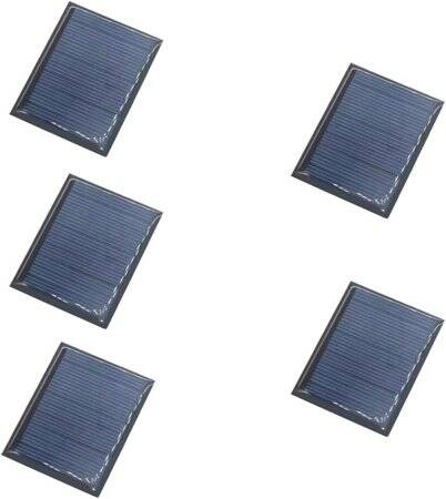 5V 175MA Glue Drop Polycrystalline Solar Panel Size:98x63mm - 1