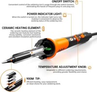 60W Adjustable Temperature Soldering Iron With 5pcs Soldering Tips US Plug High Quality - 2