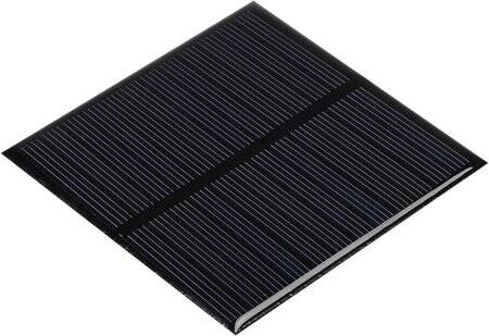 6V 150MA Glue Drop Polycrystalline Solar Panel Size:80x80mm - 1