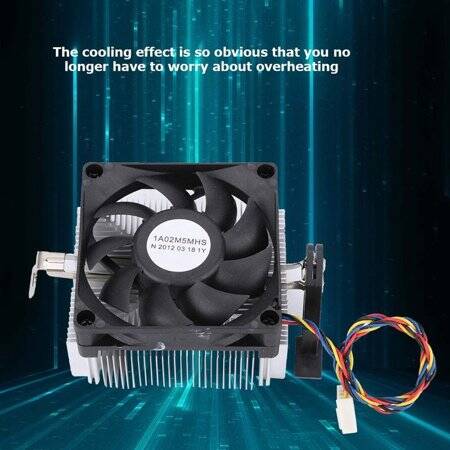 7015 Black 12V Cooling Fan 0-18A - 2