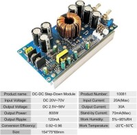 800W 30A DC-DC Step Down Module Buck Converter Constant Current Adjustable - 2