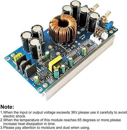 800W 30A DC-DC Step Down Module Buck Converter Constant Current Adjustable - 3