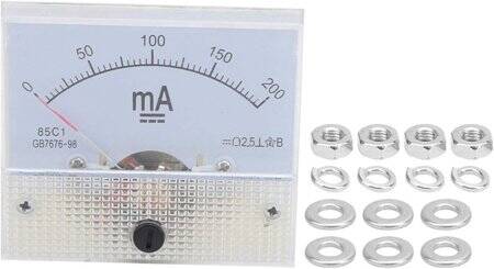 85C1-A DC Pointer Ammeter Measuring Range:DC0-200MA - 1