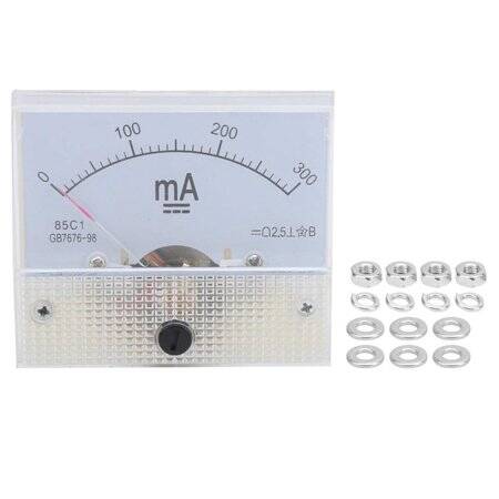 85C1-A DC Pointer Ammeter Measuring Range:DC0-300MA - 1