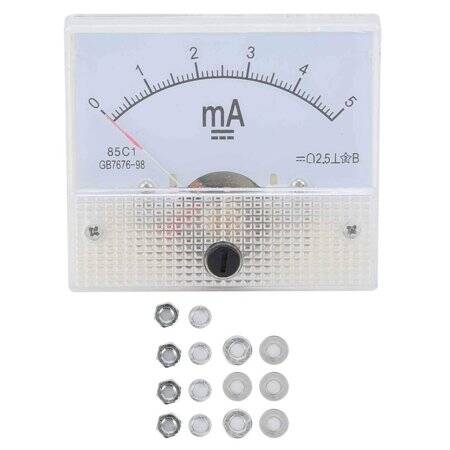 85C1-A DC Pointer Ammeter Measuring Range:DC0-500MA - 1