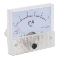 85C1-A DC Pointer Ammeter Measuring Range:DC0-500MA - 3