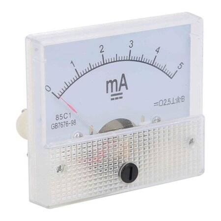 85C1-A DC Pointer Ammeter Measuring Range:DC0-500MA - 3