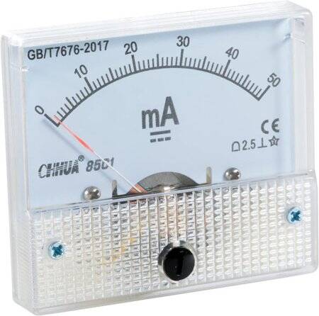 85C1-A DC Pointer Ammeter Measuring Range:DC0-50MA - 1