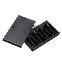 8x AA Battery Holder Box With Switch And Cover - 2