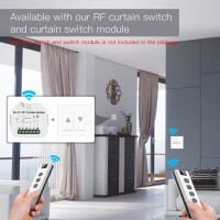 9 Channel RF433 Curtain Remote Control With Battery - 5