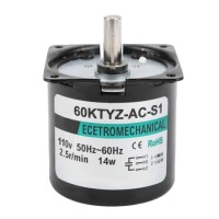 AC110V 14W 60KTYZ Permanent Magnet Synchronous Motor 10RPM - 1