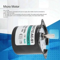 AC110V 14W 60KTYZ Permanent Magnet Synchronous Motor 25RPM - 3