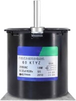 AC110V 14W 60KTYZ Permanent Magnet Synchronous Motor 80RPM - 4