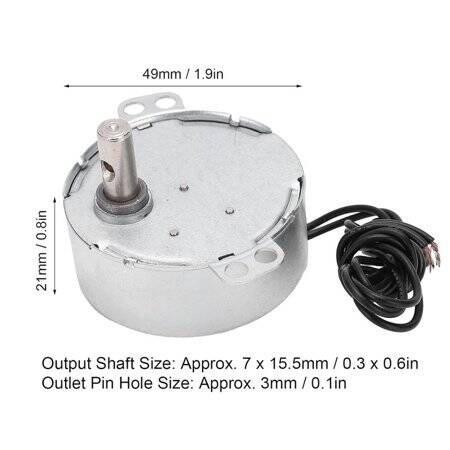 AC110V 4W 49KTYZ Permanent Magnet Synchronous Motor 30RPM - 2