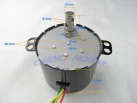 AC110V 6W 50KTYZ Permanent Magnet Synchronous Motor 60RPM - 3