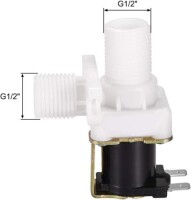 AC110V N/C G1/2 Male Thread Plastic Electric Solenoid Valve Water Air Inlet Flow Switch For 0-02-0-8Mpa - 2