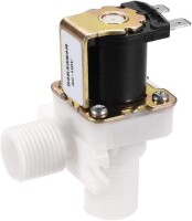 AC110V N/C G1/2 Male Thread Plastic Electric Solenoid Valve Water Air Inlet Flow Switch For 0-02-0-8Mpa - 3