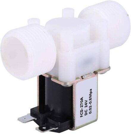 AC110V N/C G3/4 Male Thread Plastic Electric Solenoid Valve Water Air Inlet Flow Switch For 0-02-0-8Mpa - 2