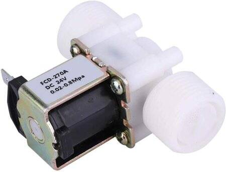 AC110V N/C G3/4 Male Thread Plastic Electric Solenoid Valve Water Air Inlet Flow Switch For 0-02-0-8Mpa - 3