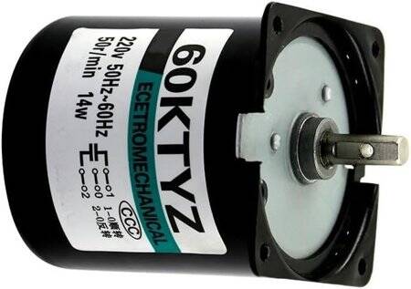 AC220V 14W 60KTYZ Permanent Magnet Synchronous Motor 10RPM - 3