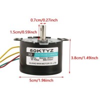 AC220V 4W 49KTYZ Permanent Magnet Synchronous Motor 15RPM - 2