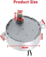 AC220V 4W 49KTYZ Permanent Magnet Synchronous Motor 2.5RPM - 2