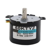 AC220V 6W 50KTYZ Permanent Magnet Synchronous Motor 1RPM - 1