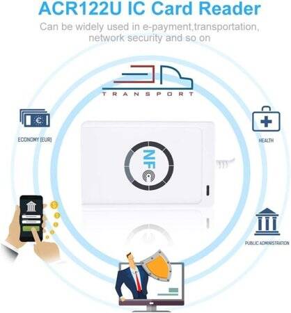 ACR122U-A9 13-56mhz USB NFC Reader - 2