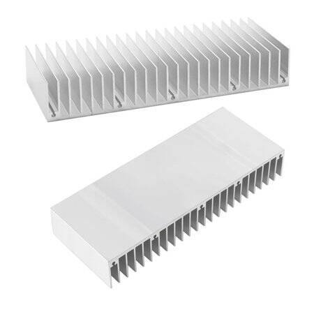 Aluminum Alloy High Power Heat Sink Size:150x25x60mm - 4