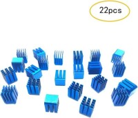 Aluminum Heatsink With Blue Thermal Tape Size:40x40x10mm - 2