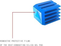 Aluminum Heatsink With Blue Thermal Tape Size:40x40x10mm - 4