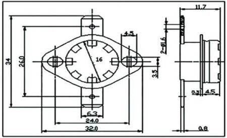 Bakelite KSD301 110 Degree Normally Open NC Temperature Controlled Switch Thermostat 250V 10A Temperature Control - 5