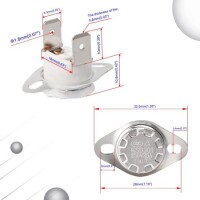 Bakelite KSD301 130 Degree Normally Open NC Temperature Controlled Switch Thermostat 250V 10A Temperature Control - 2