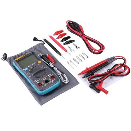 Black ANENG AN8002 6000 Counts High Precision Digital Multimeter With Battery - 2