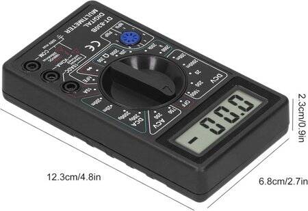 Black DT830B Digital Multimeter Without Battery - 4