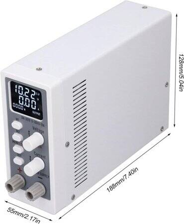 Black SPPS305D 30V5A Color Screen Storage DC Regulated Power Supply With Cable 110V US Plug - 2